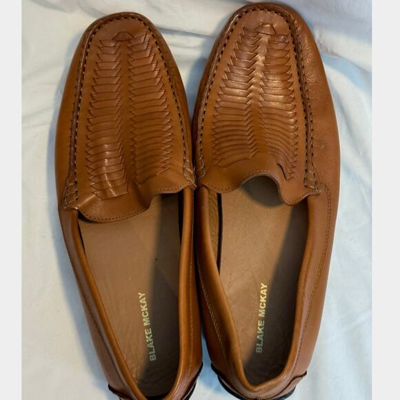 Blake McKayMen's Tucson Woven Slip-On Driving Moccasin Loafer Shoes Size 12 - Picture 4 of 6